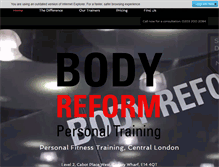 Tablet Screenshot of bodyreformpt.co.uk